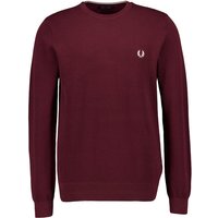 Fred Perry Herren Pullover rot unifarben von Fred Perry