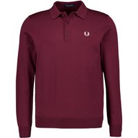 Fred Perry Herren Pullover rot unifarben von Fred Perry