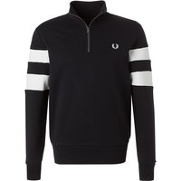 Fred Perry Herren Sweatshirt schwarz unifarben von Fred Perry