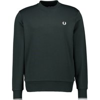Fred Perry Herren Sweatshirt grün unifarben von Fred Perry