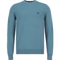 Fred Perry Herren Pullover blau unifarben von Fred Perry