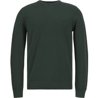 Fred Perry Herren Pullover grün unifarben von Fred Perry