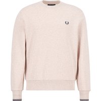 Fred Perry Herren Sweatshirt beige unifarben von Fred Perry