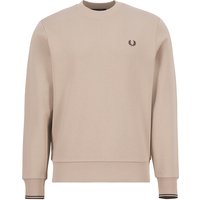 Fred Perry Herren Sweatshirt braun unifarben von Fred Perry