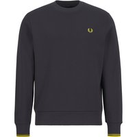 Fred Perry Herren Sweatshirt grau unifarben von Fred Perry