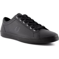 Fred Perry Herren Sneaker schwarz Glattleder von Fred Perry
