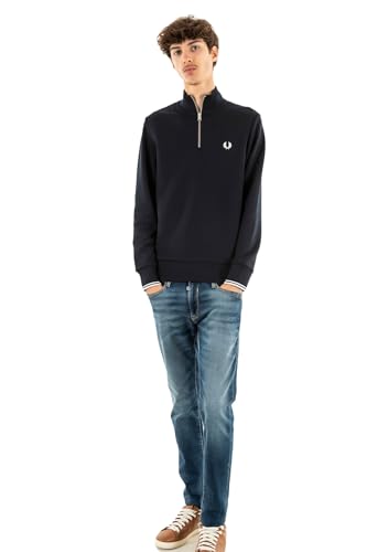 Fred Perry Half Zip Sweatshirt, Sweatshirt - XL von Fred Perry