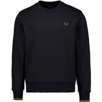 Fred Perry Herren Sweatshirt schwarz unifarben von Fred Perry