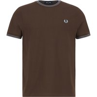 Fred Perry Herren T-Shirt braun von Fred Perry