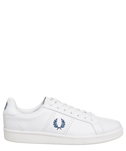 Fred Perry Herren b721 Sneaker white - shade cobalt 44 EU von Fred Perry