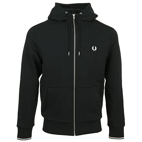 Fred Perry Hooded Zip Through Sweatshirt, Sportjackett - XL von Fred Perry