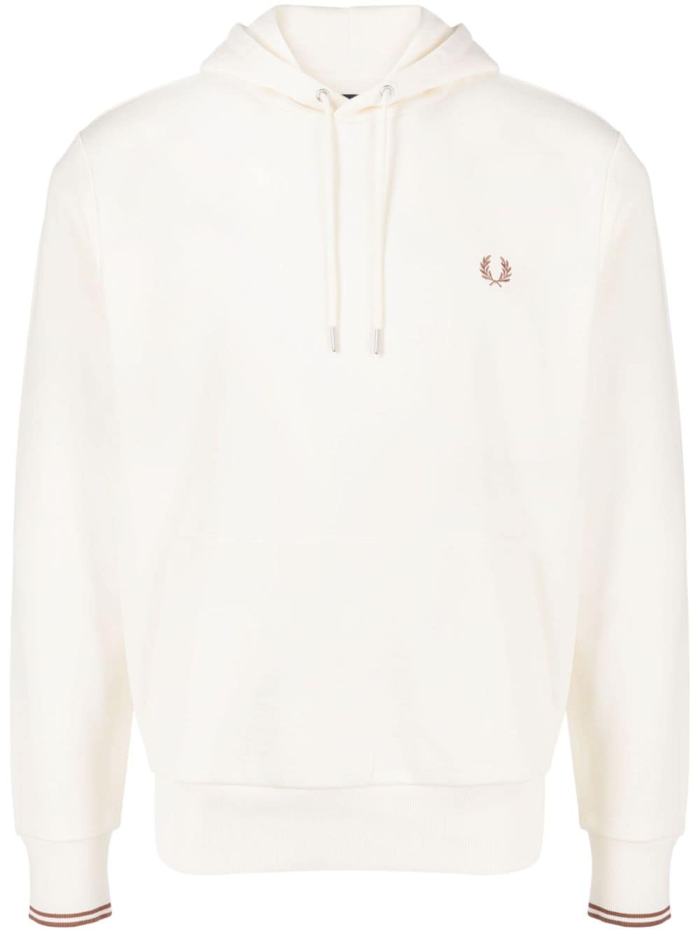 Fred Perry Hoodie mit Logo-Stickerei - Gelb von Fred Perry