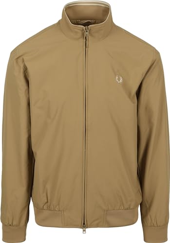 Fred Perry Jacke Brentham Beige - Grösse L - Herren - Bekleidung - von Fred Perry