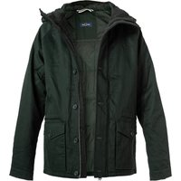 Fred Perry Herren Jacke grün Baumwolle unifarben von Fred Perry