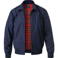 Fred Perry Herren Blouson blau Baumwolle unifarben von Fred Perry