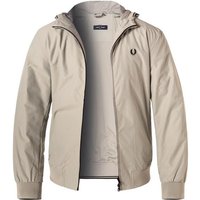 Fred Perry Herren Blouson grau Mikrofaser unifarben von Fred Perry