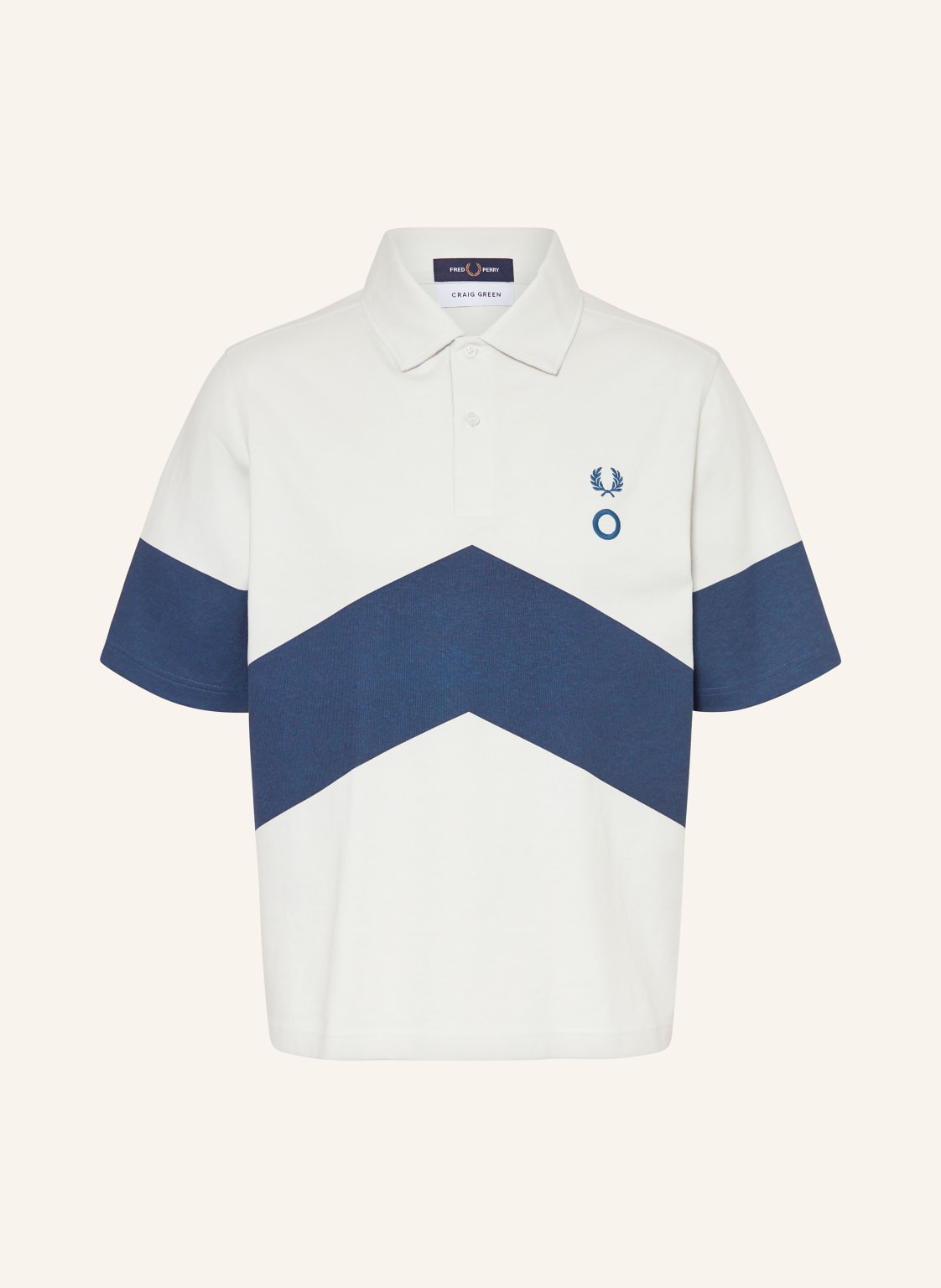 Fred Perry Jersey-Poloshirt weiss von Fred Perry