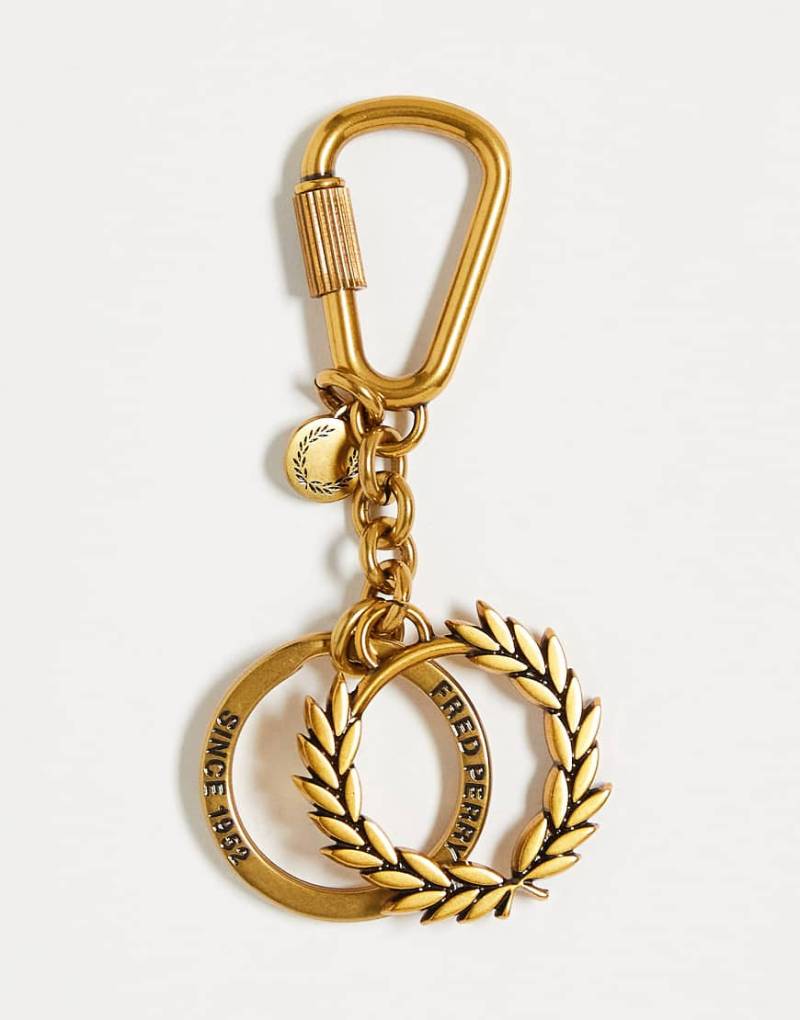 Fred Perry Laurel Wreath - Schlüsselring in Gold-Optik-Goldfarben von Fred Perry