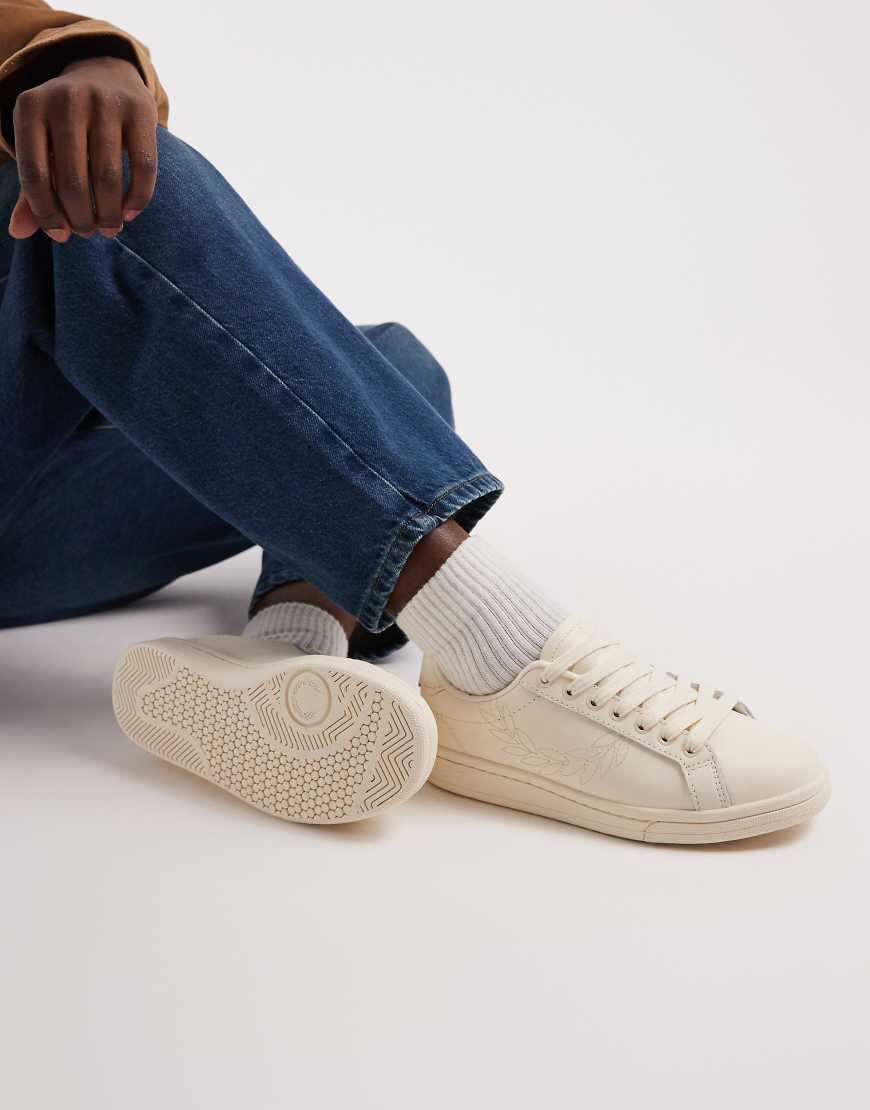 Fred Perry - Leder-Sneaker in Weiß von Fred Perry