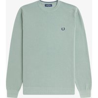 Fred Perry Leichter Baumwoll-Pullover mit O-Neck in XXL von Fred Perry