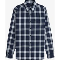 Fred Perry Leichtes Baumwollhemd mit Tartan-Muster in L von Fred Perry