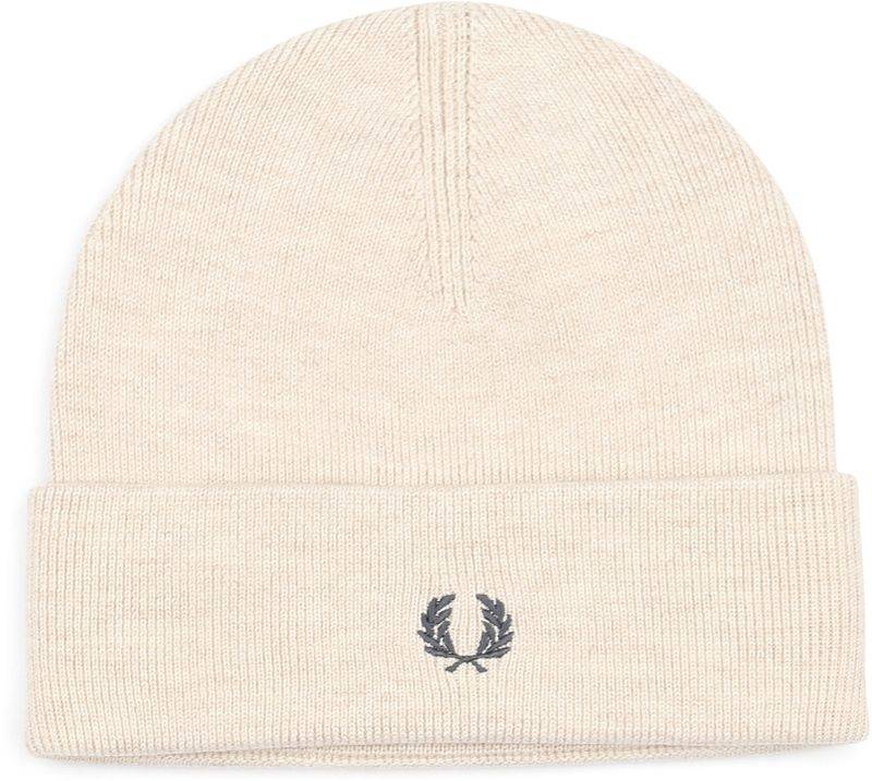 Fred Perry Mütze Wolle Blend Ecru - von Fred Perry