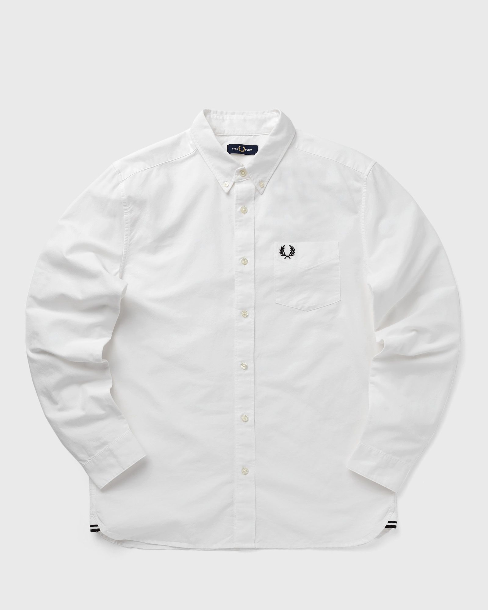 Fred Perry OXFORD SHIRT men Longsleeves white in Größe:S von Fred Perry