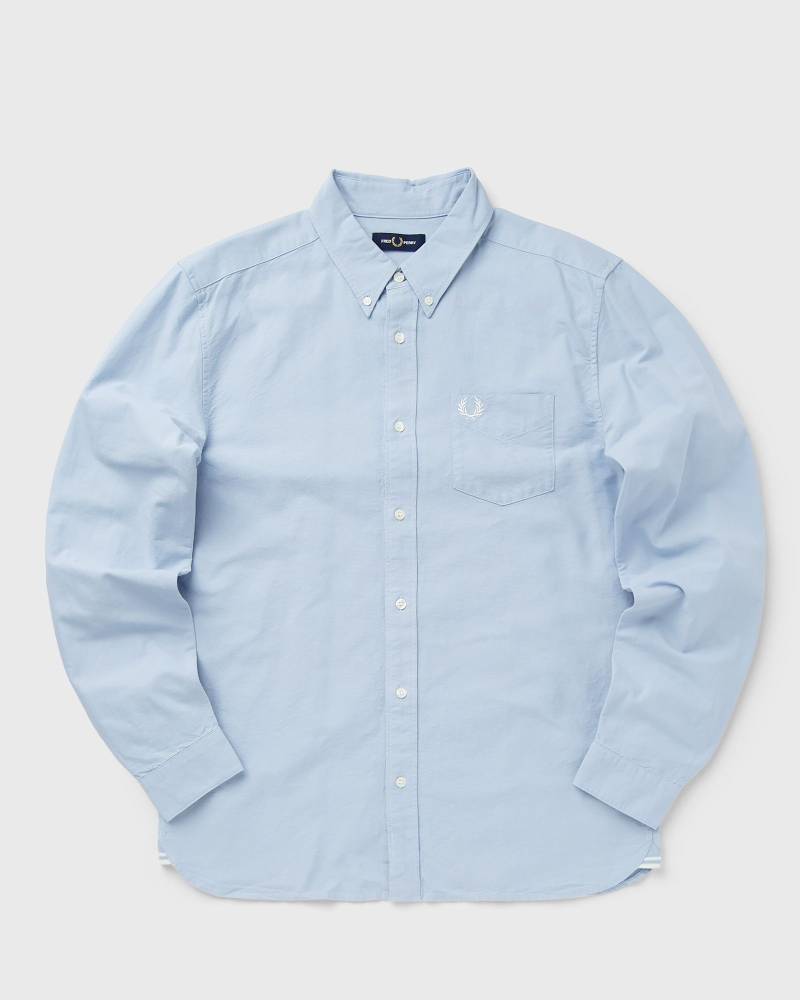 Fred Perry OXFORD SHIRT men Longsleeves blue in Größe:M von Fred Perry