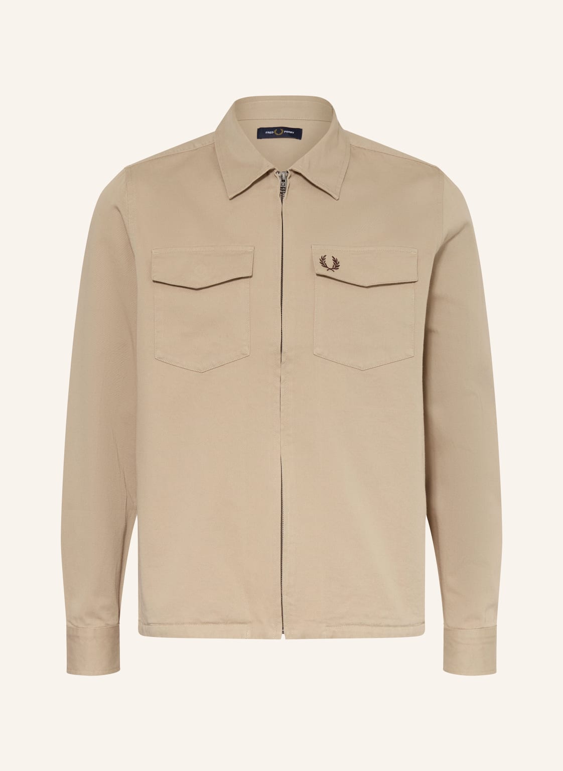 Fred Perry Overjacket beige von Fred Perry