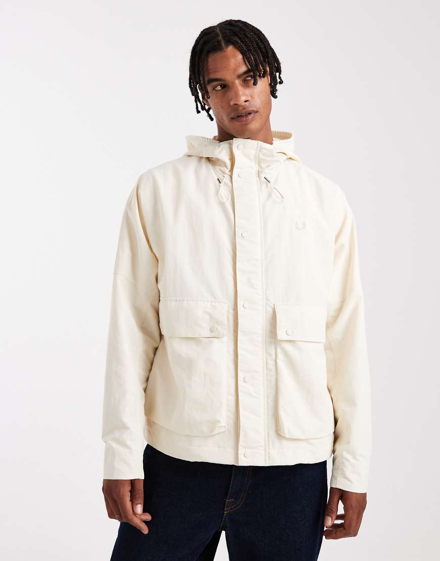 Fred Perry - Parka in Steingrau-Neutral von Fred Perry