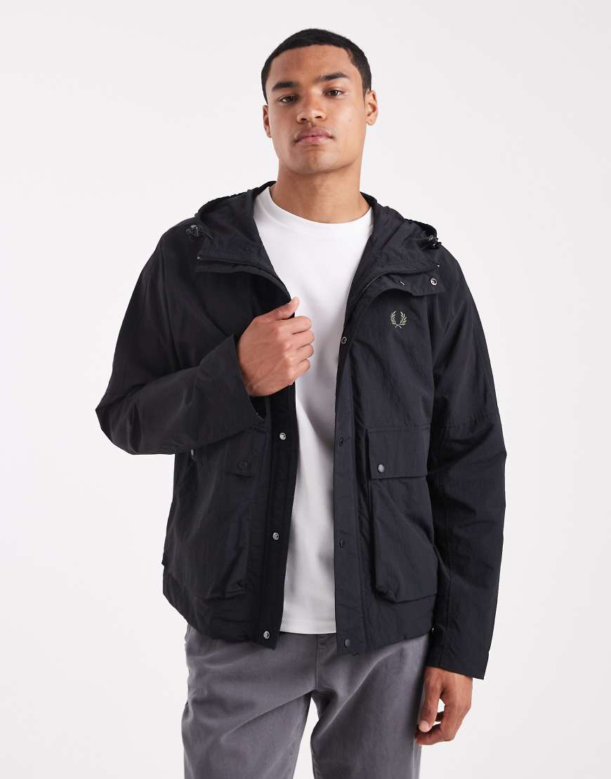 Fred Perry - Parkajacke in Schwarz von Fred Perry