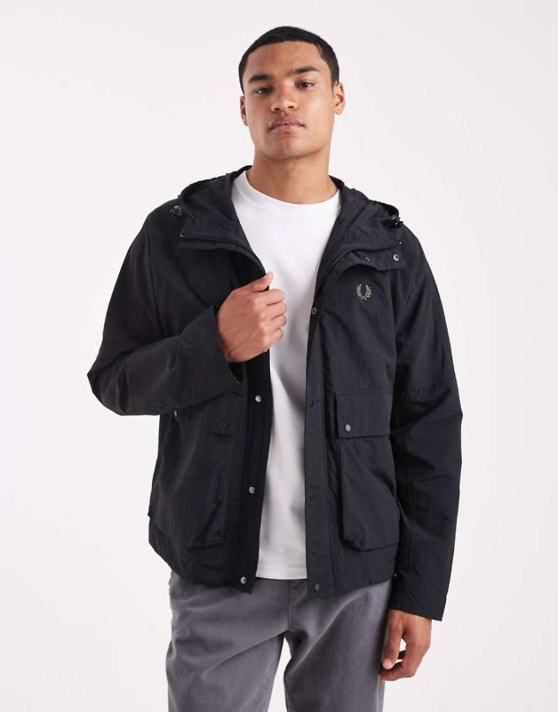 Fred Perry - Parkajacke in Schwarz von Fred Perry