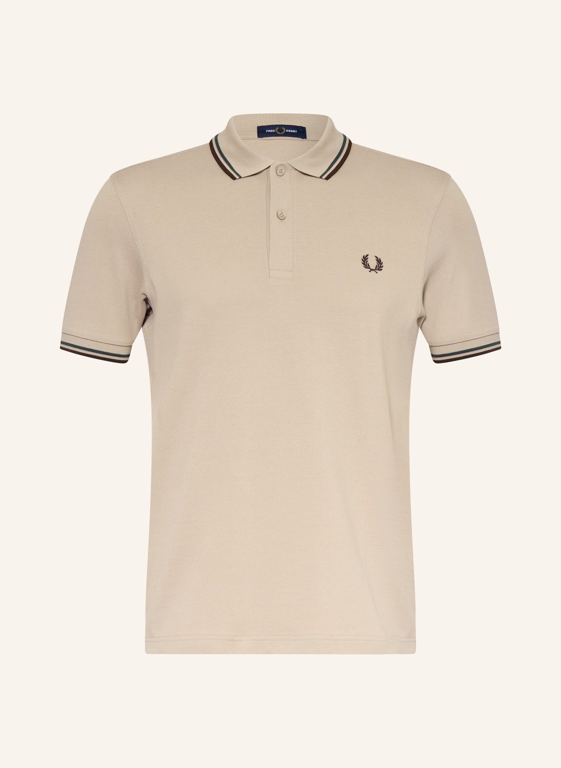 Fred Perry Piqué-Poloshirt beige von Fred Perry