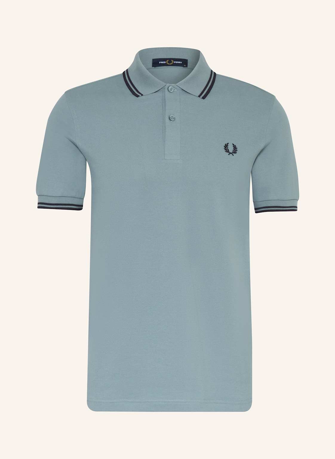 Fred Perry Piqué-Poloshirt blau von Fred Perry