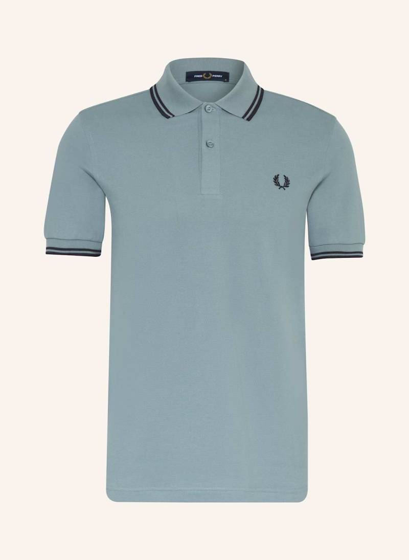 Fred Perry Piqué-Poloshirt blau von Fred Perry