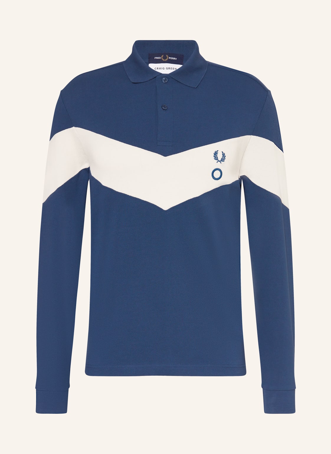 Fred Perry Piqué-Poloshirt blau von Fred Perry
