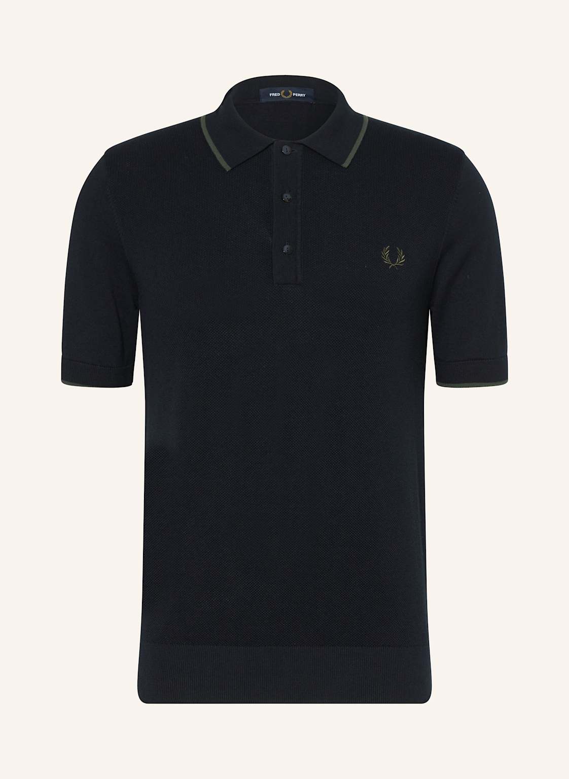 Fred Perry Piqué-Poloshirt blau von Fred Perry