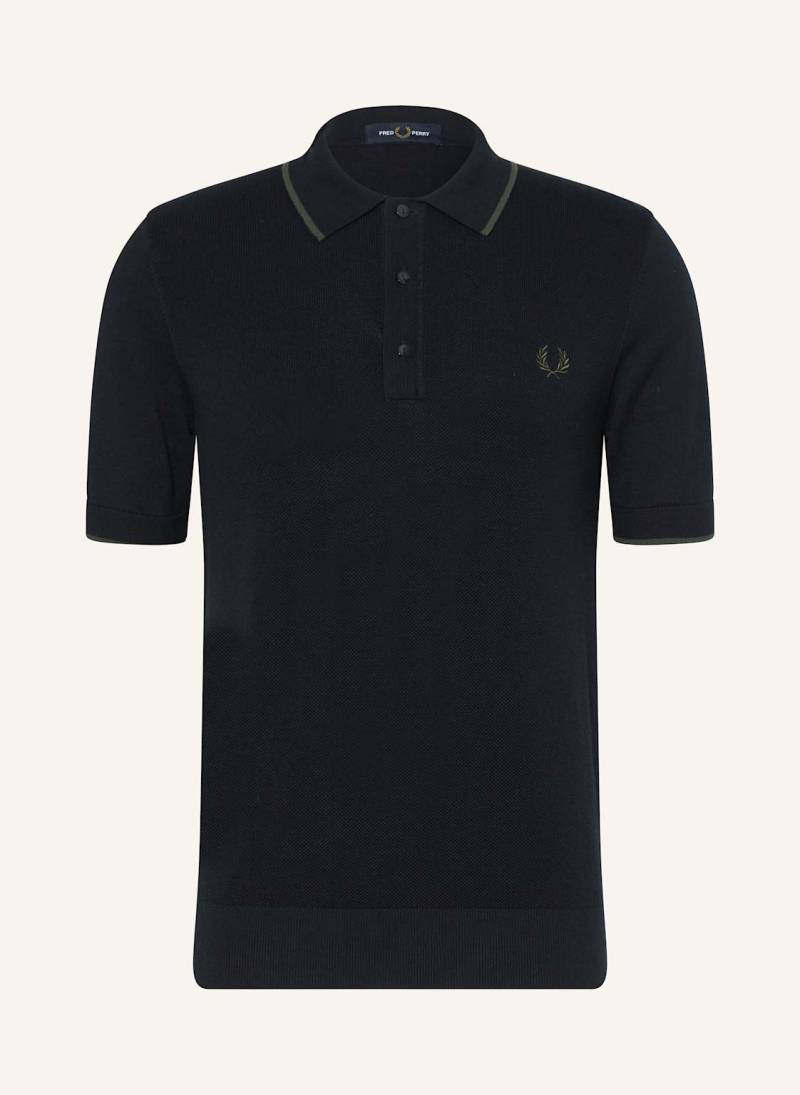 Fred Perry Piqué-Poloshirt blau von Fred Perry