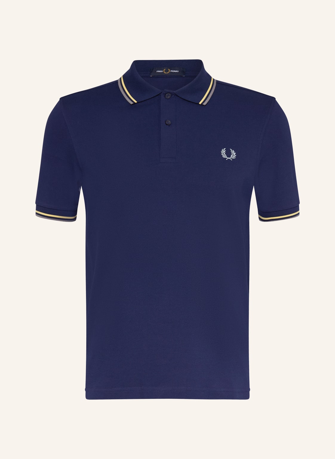 Fred Perry Piqué-Poloshirt blau von Fred Perry