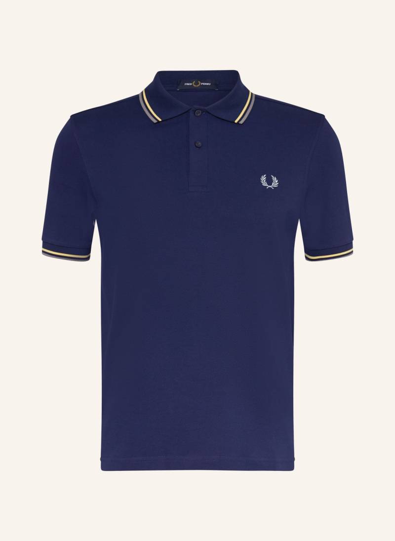 Fred Perry Piqué-Poloshirt blau von Fred Perry