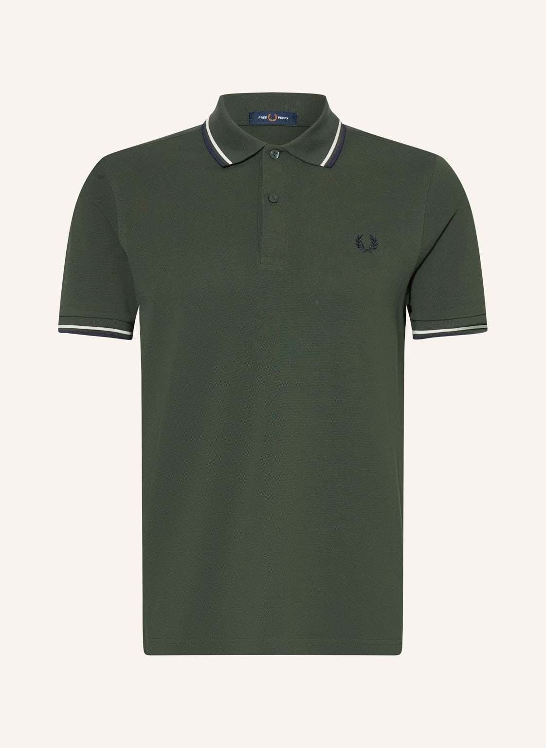 Fred Perry Piqué-Poloshirt gruen von Fred Perry