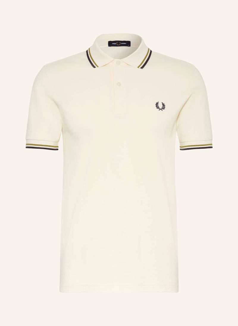 Fred Perry Piqué-Poloshirt weiss von Fred Perry