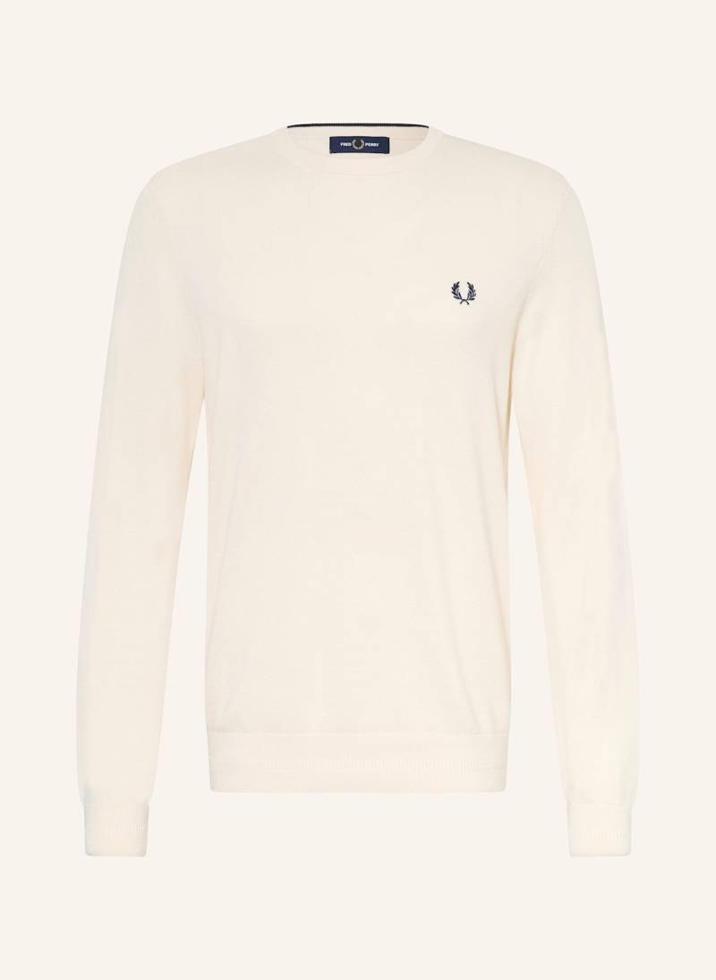 Fred Perry Piqué-Pullover weiss von Fred Perry