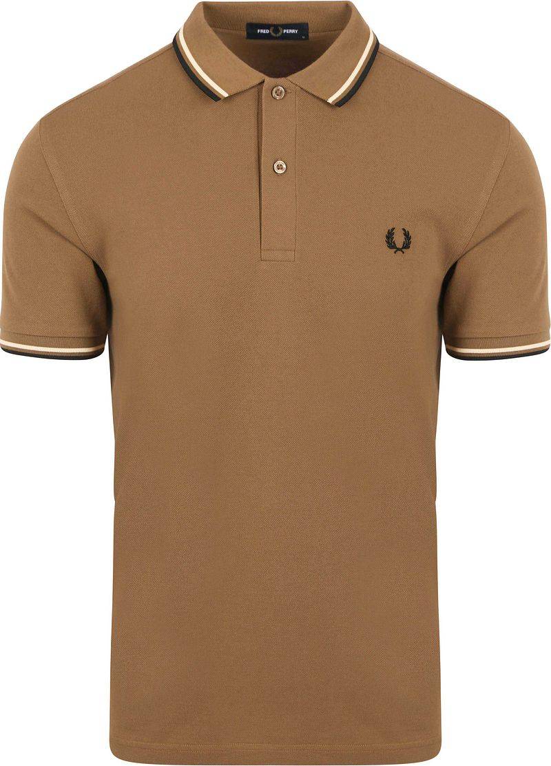 Fred Perry Polo M3600 Braun W60 - Größe M von Fred Perry