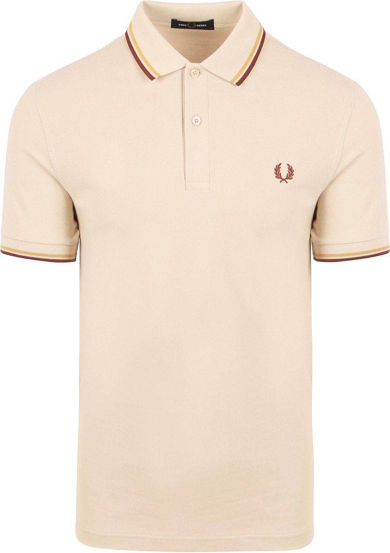Fred Perry Polo M3600 Ecru W55 - Größe L von Fred Perry