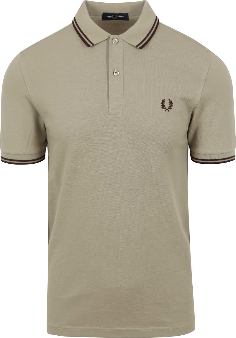 Fred Perry Polo M3600 Greige U84 - Größe L von Fred Perry