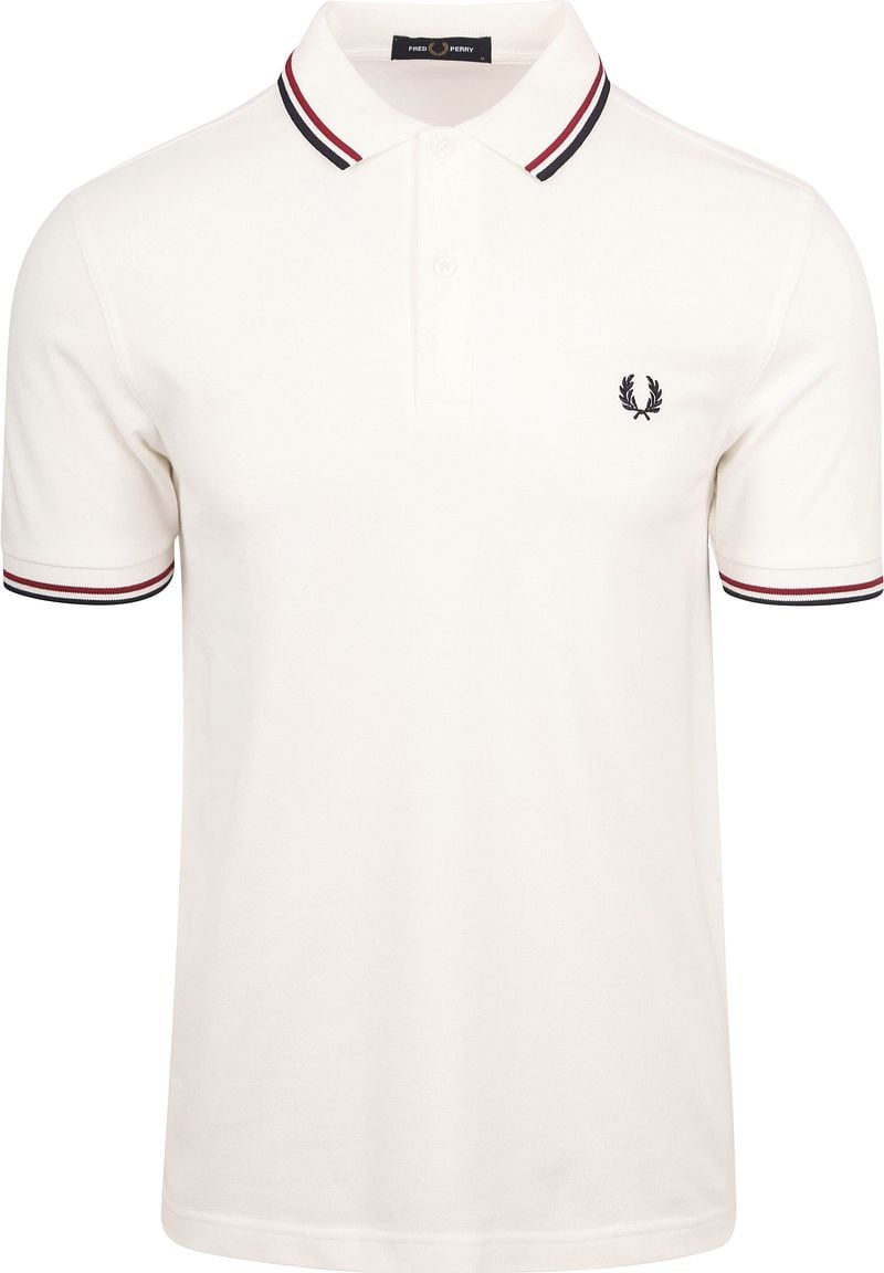 Fred Perry Polo M3600 Off White T60 - Größe M von Fred Perry