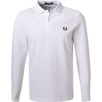 Fred Perry Herren Polo-Shirt weiß Baumwoll-Piqué von Fred Perry