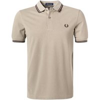 Fred Perry Herren Polo-Shirt beige Baumwoll-Piqué von Fred Perry