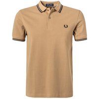 Fred Perry Herren Polo-Shirt beige Baumwoll-Piqué von Fred Perry